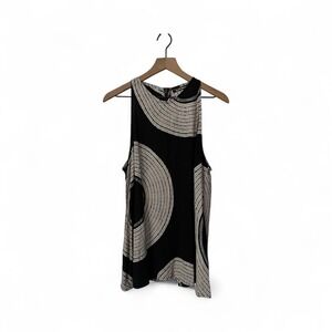 Manaola Tunic Top Sleeveless Black Punawai XL